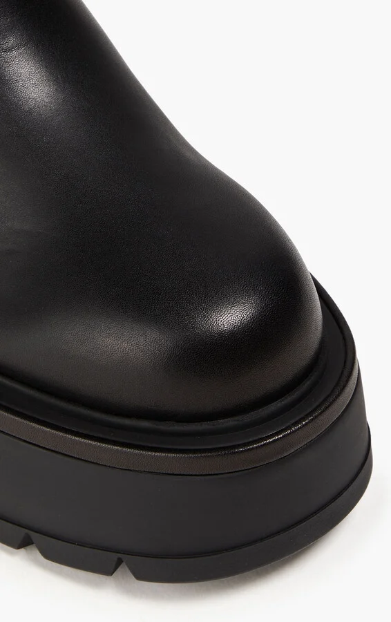 Uniqueform leather platform Chelsea boots - Image 4