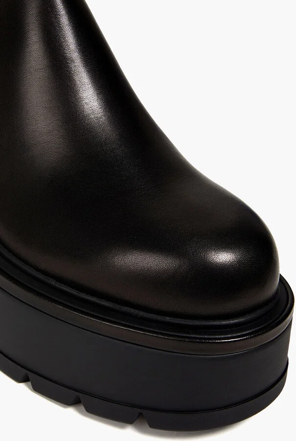 Uniqueform leather platform Chelsea boots - Image 4