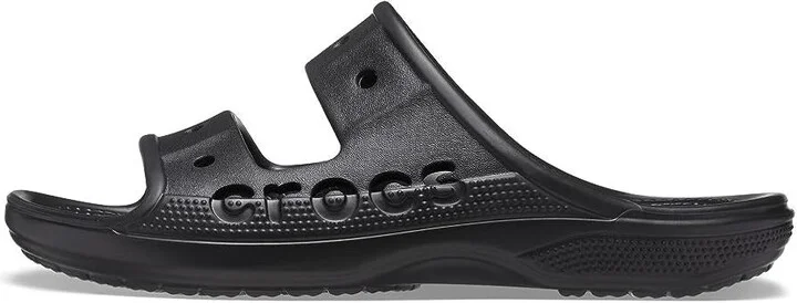 Unisex Baya Two-Strap Slide Sandals - Black