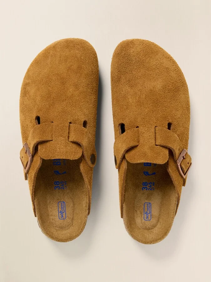 Unisex Birkenstock Suede Boston
