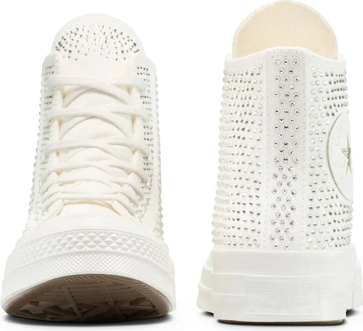 Unisex Chuck 70 Swarovski® Embellished Canvas High Top Sneaker - Image 8