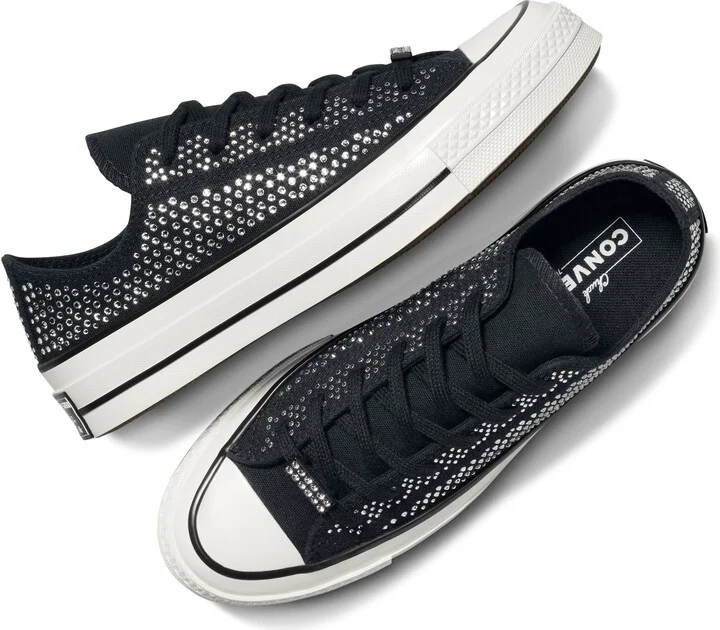 Unisex Chuck 70 Swarovski® Embellished Canvas Low Top Sneaker - Image 7
