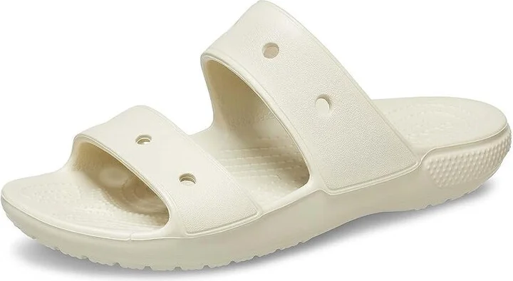 Unisex Classic Two-Strap Slide Sandals - Bone