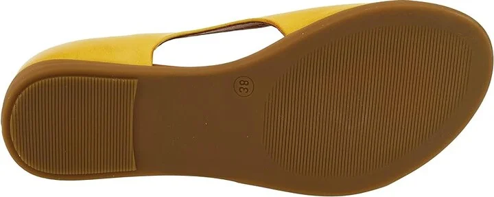 Unity in Diversity Kira 171 Women's Shoes Yellow : 37 (US Women's 6.5-7) M, Leather - Image 3