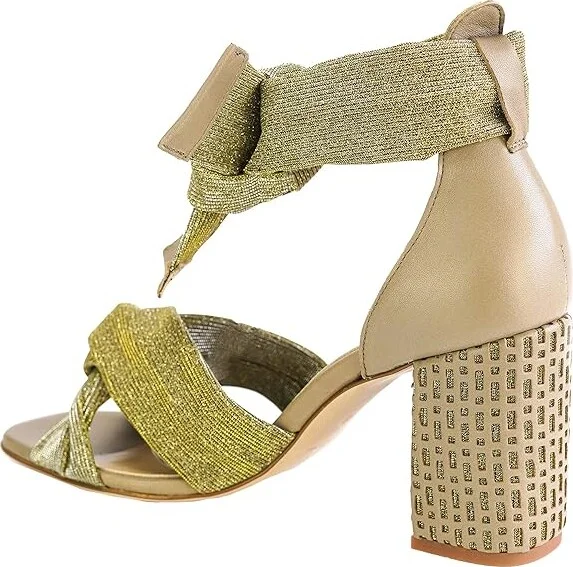Unity in Diversity Lawson Women's Shoes Gold : 36 (US Women's 6) M, Leather - Image 4