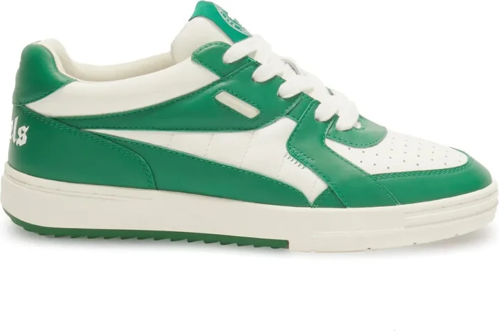 University lace-up leather sneakers
