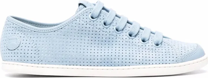 Uno perforated-detail sneakers