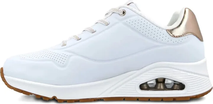 Uno-Shimmer Away metallic-detail sneakers - Image 3