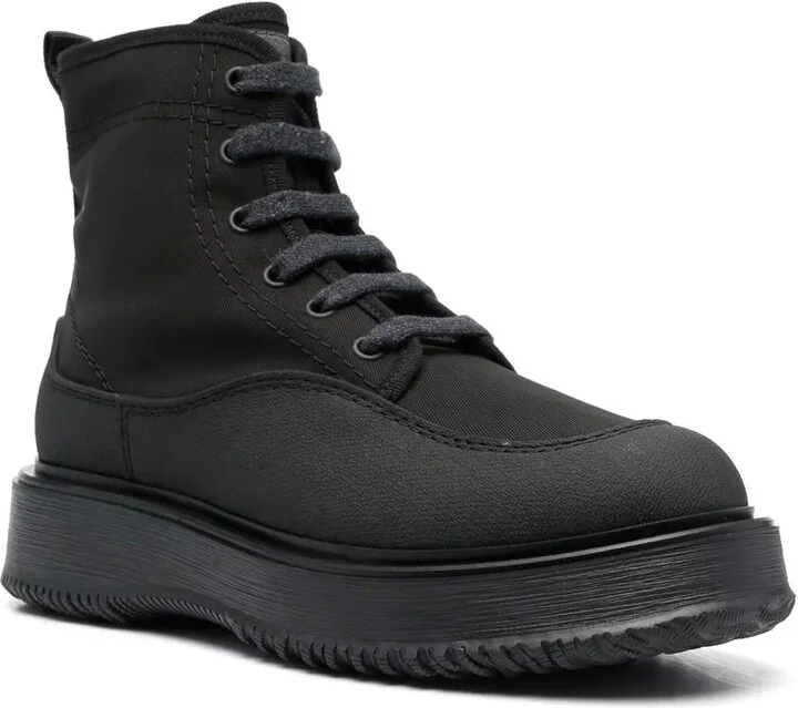 Untraditional lace-up ankle boots - Image 2