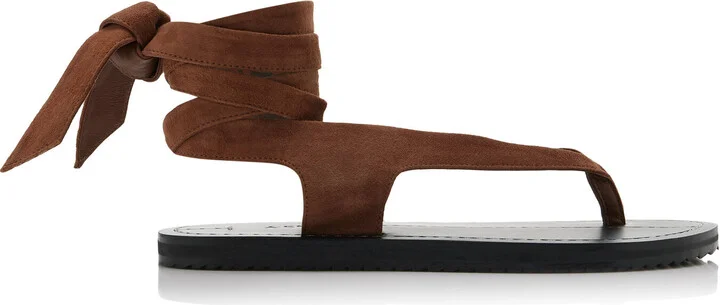 Up Suede Sandals