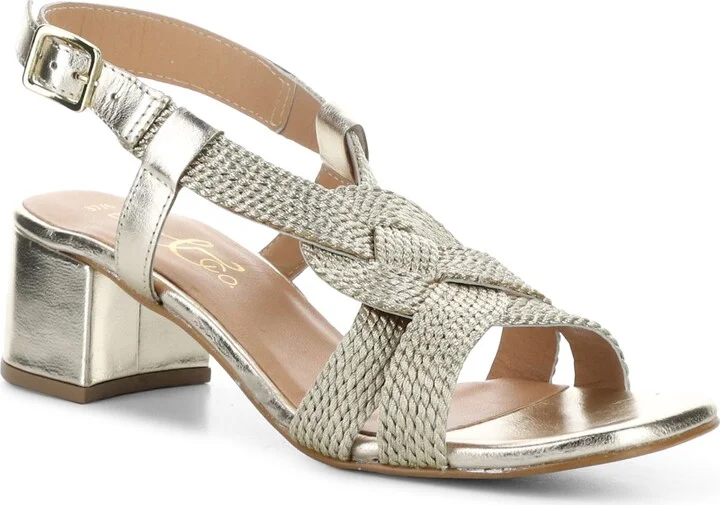 Upbeat Block Heel Slingback Sandal