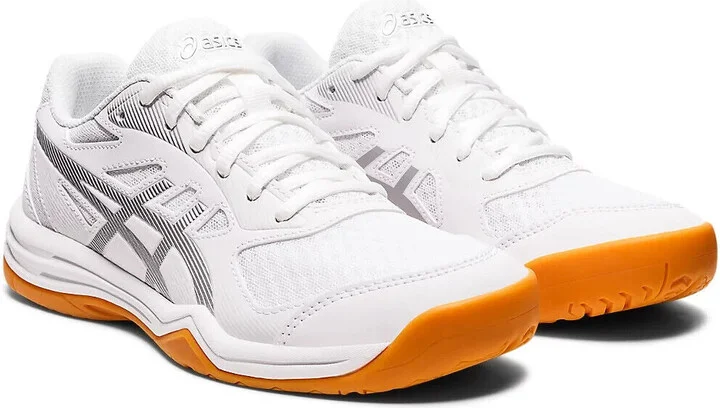 Upcourt 5 1072A088.101 Sneakers Women's 12 White Volleyball Shoes EEE3173 (White,12)