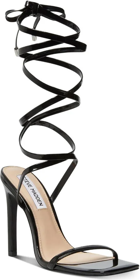 Uplift Womens Square Toe Strappy Sandals