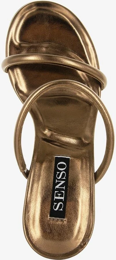 Upton III 85 Metallic Leather Sandals - Image 3