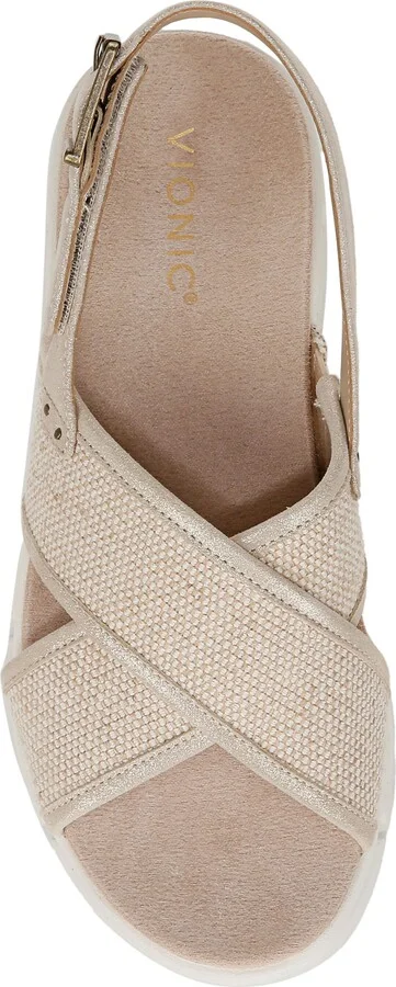 Uptown Sonoma Slingback Platform Wedge Sandal - Image 5
