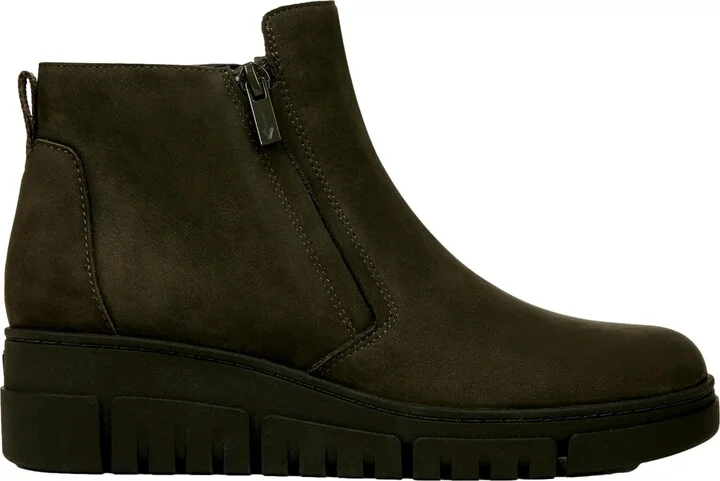 Uptown Sur Booties Dark Khaki / Green Nubuck J0718L4300 Women's