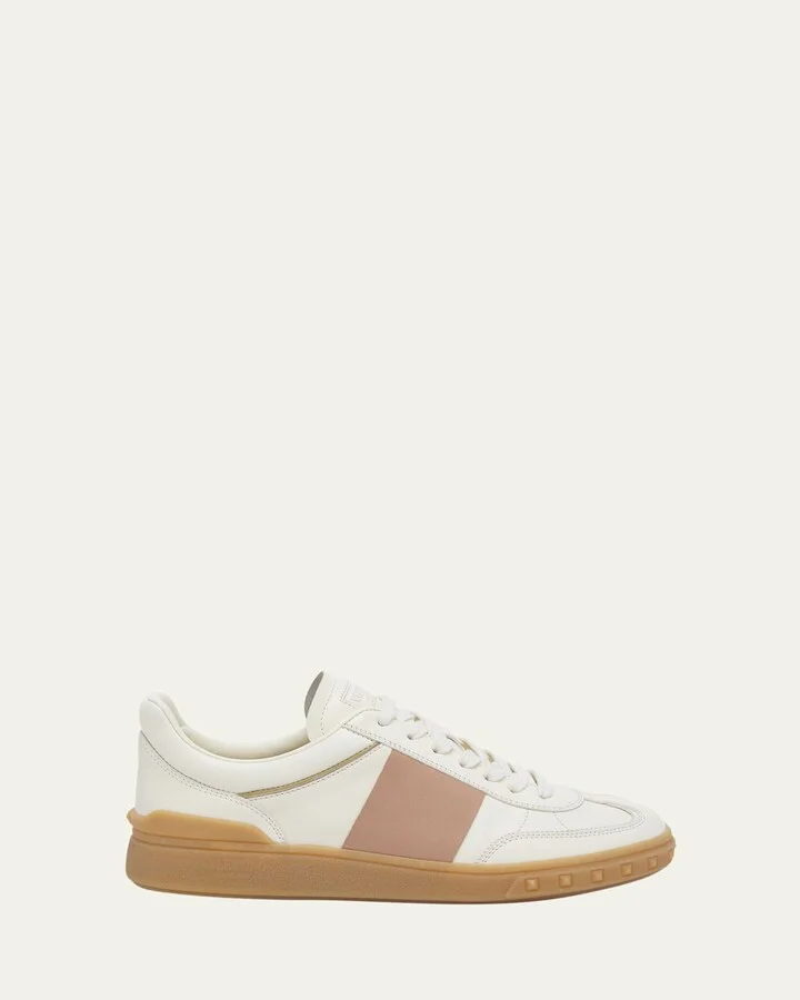 Upvillage Bicolor Stripe Low-Top Sneakers