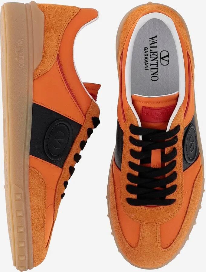 Upvillage Leather And Nylon Low Top Sneaker - Image 2
