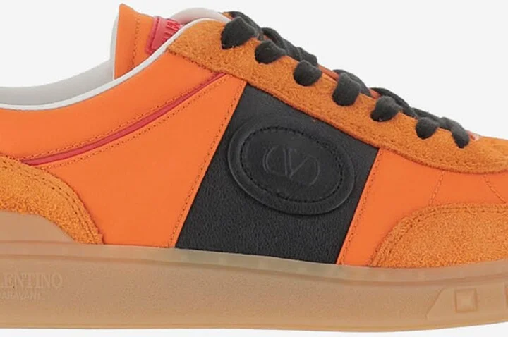 Upvillage Leather And Nylon Low Top Sneaker - Image 5