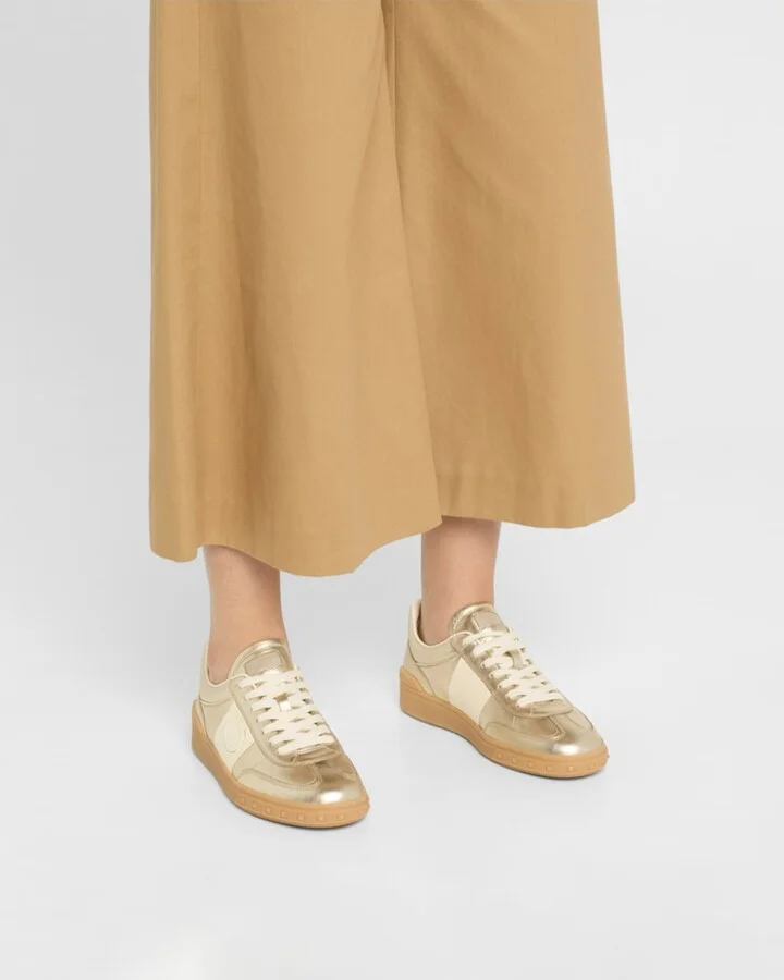 Upvillage Metallic Low-Top Sneakers - Image 3
