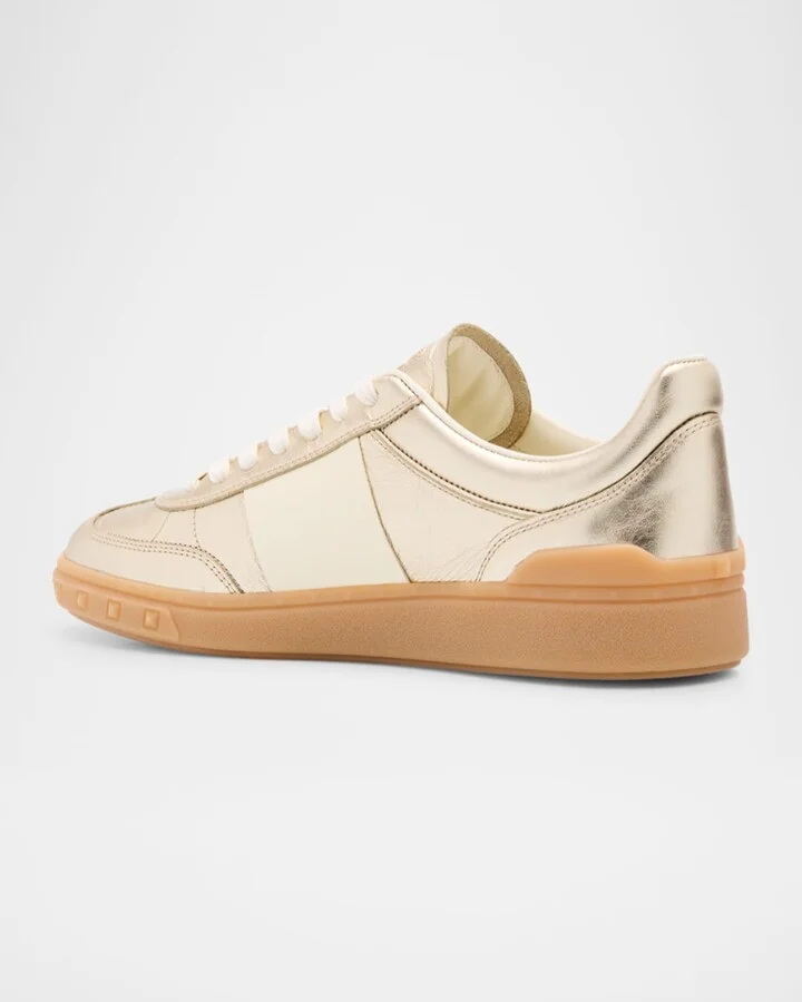 Upvillage Metallic Low-Top Sneakers - Image 4