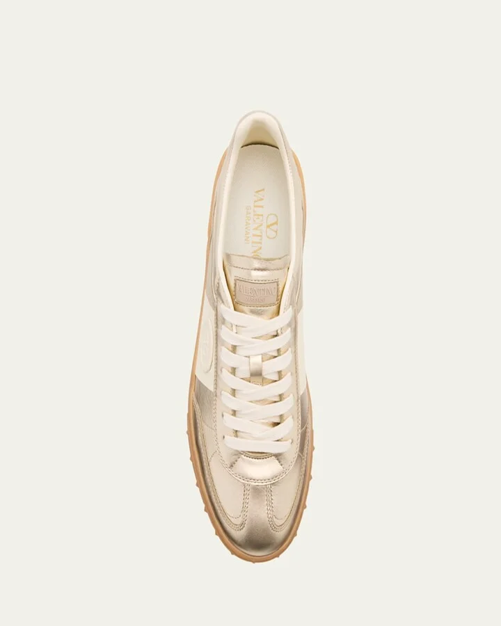 Upvillage Metallic Low-Top Sneakers - Image 8