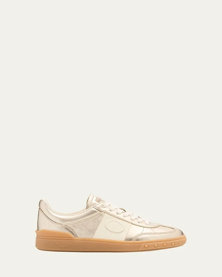 Upvillage Metallic Low-Top Sneakers