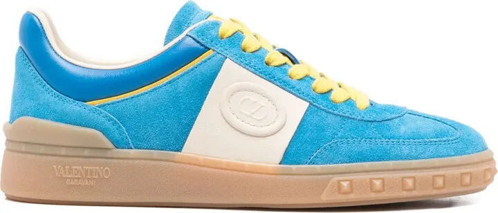 Upvillage panelled suede sneakers