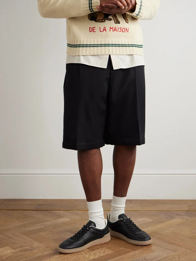 Upvillage Perforated Leather Sneakers - Image 2