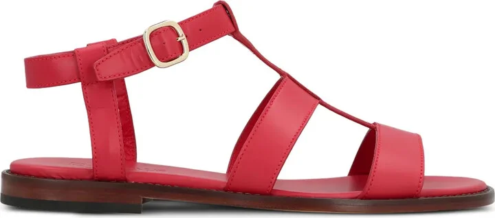 Urano leather flat sandals
