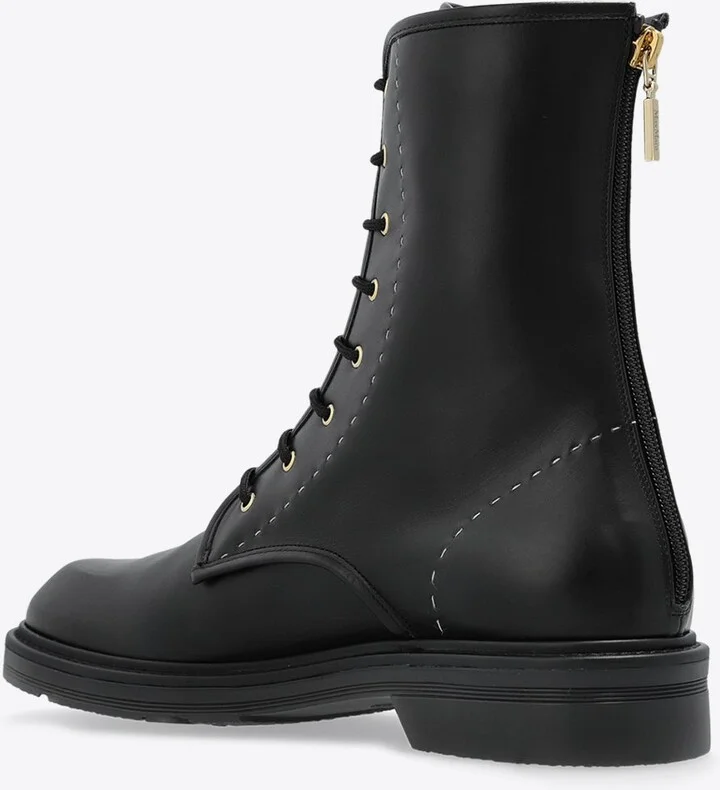 Urban Combact Leather Combat Boots - Image 2