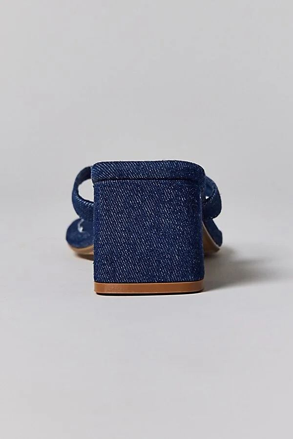 Urban Outfitters UO Katie Block Heel Sandal in Denim - Image 5