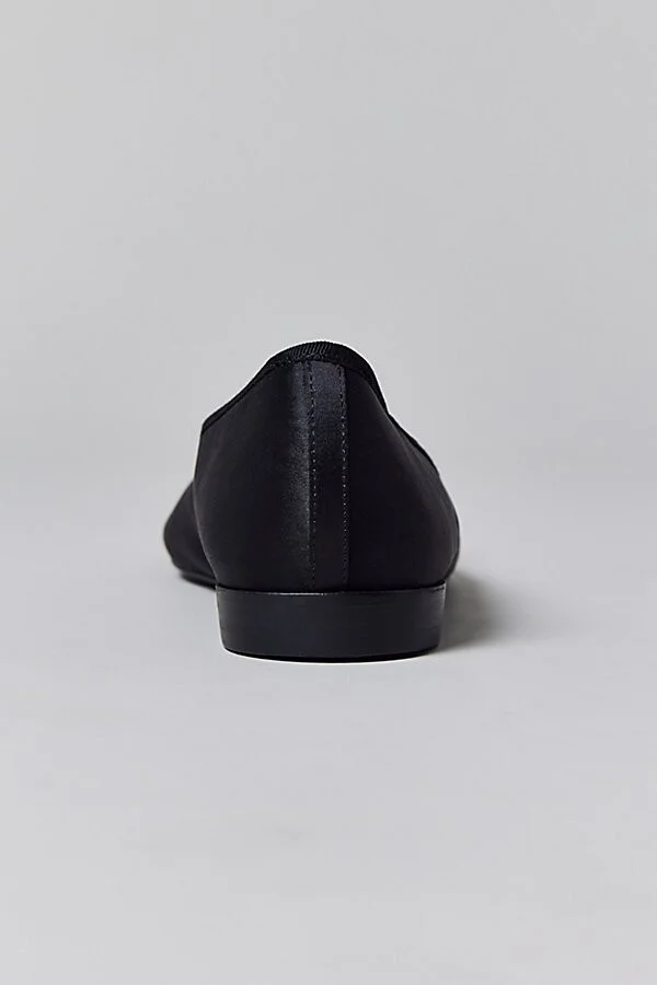 Urban Outfitters UO Lucy Satin Ballet Flat in Black - Image 5