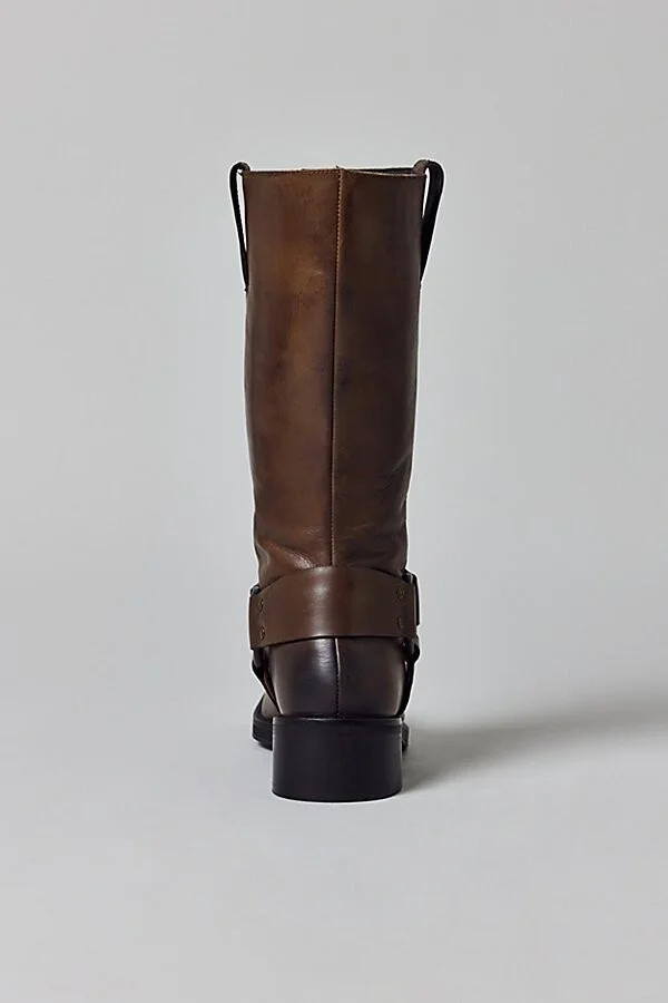 Urban Outfitters UO Moto Harness Boot in Brown Distressed - Image 5