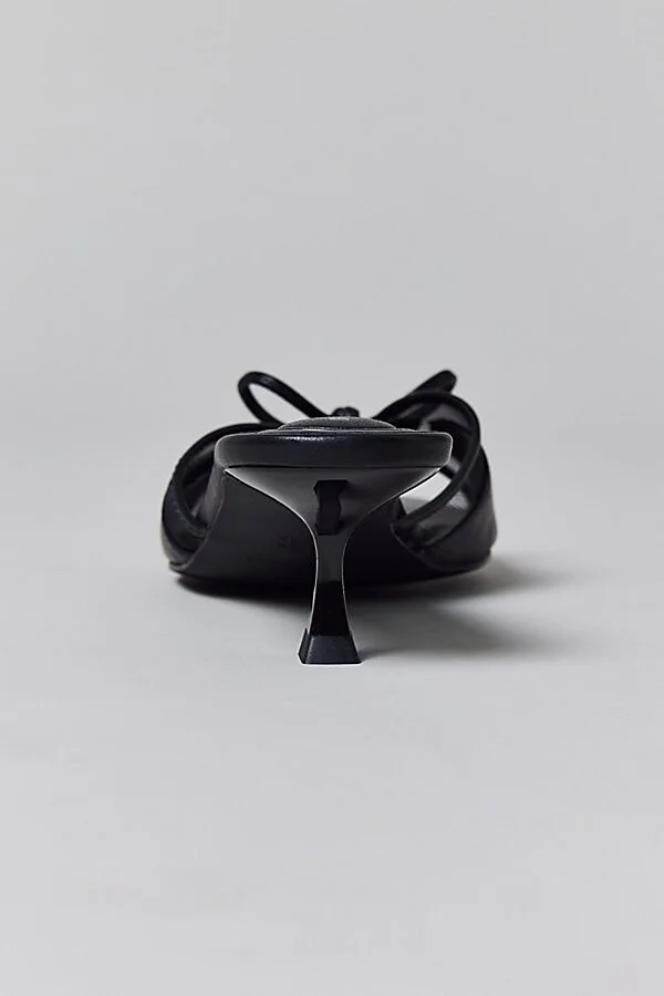 Urban Outfitters UO Poppy Kitten Heel Mule in Black - Image 5