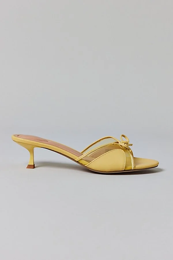 Urban Outfitters UO Poppy Kitten Heel Mule in Black - Image 7