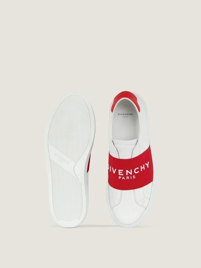 Urban Street sneakers in leather with elastic band - Image 4