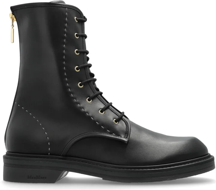 "Urbancombact" Leather Shoes, , - Black