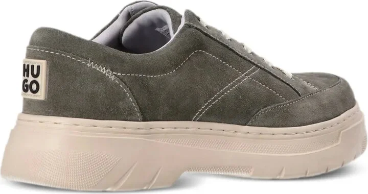 Urian contrast-stitching leather sneakers - Image 4
