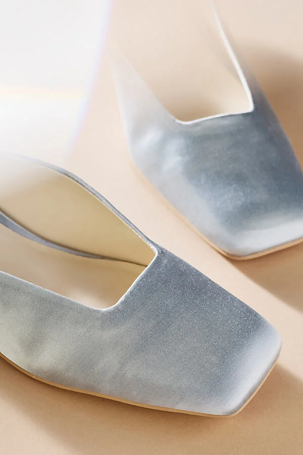 Urma Satin Mule Kitten Heels - Image 3