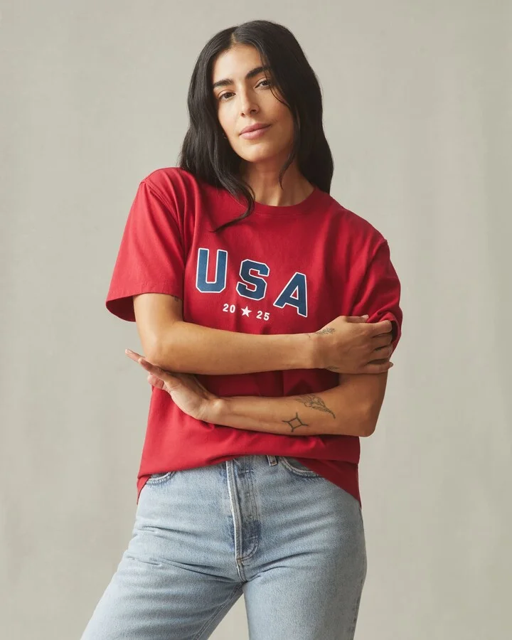 USA Tee - Savvy Red - Image 3