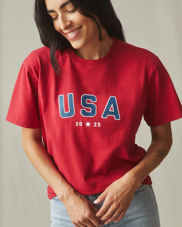 USA Tee - Savvy Red - Image 5