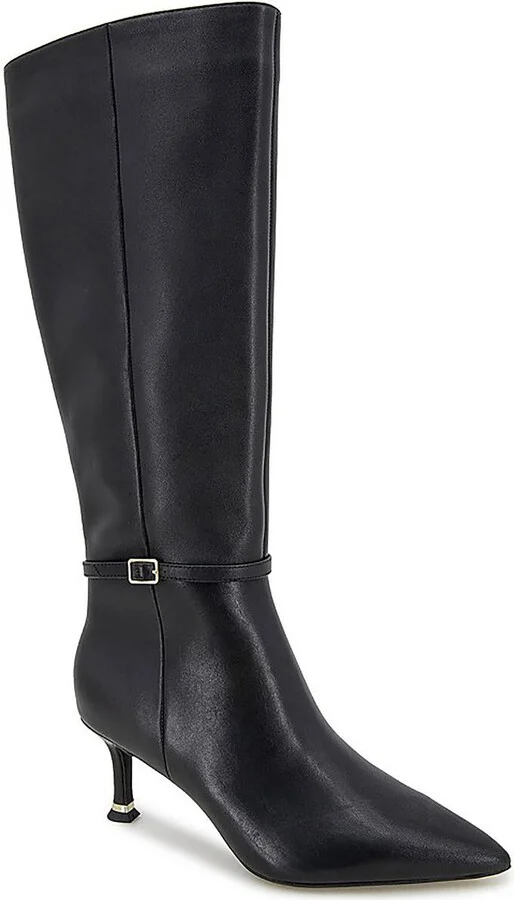 Utah Womens Zipper Leather Knee-High Boots