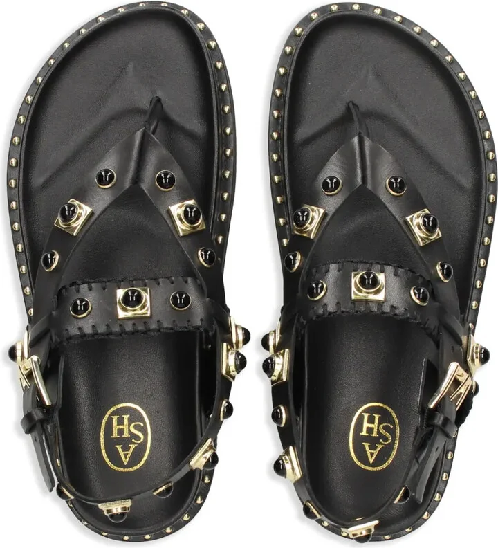 Uteca stud-embellished leather sandals - Image 4