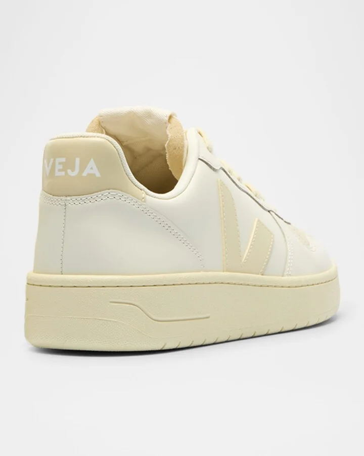 V-10 Bicolor Leather Low-Top Sneakers - Image 2