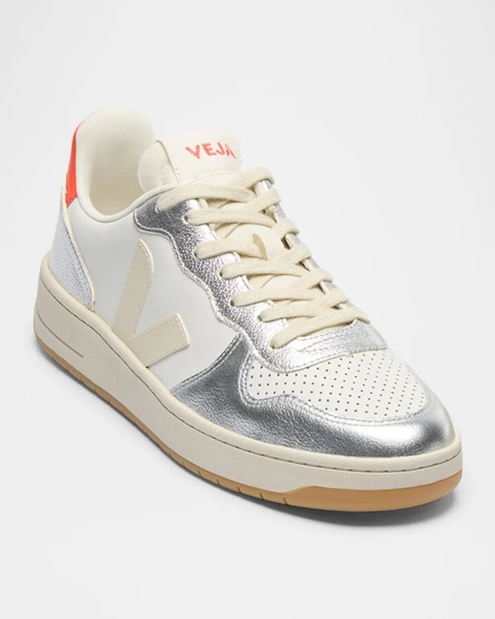 V-10 Low-Top Leather Sneakers - Image 7