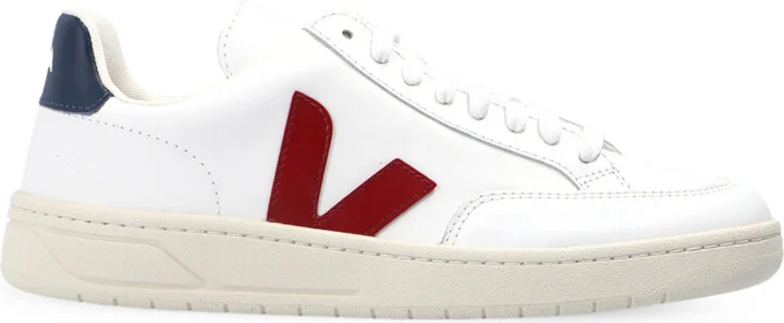 ‘V-12 Leather’ Sneakers, , - White