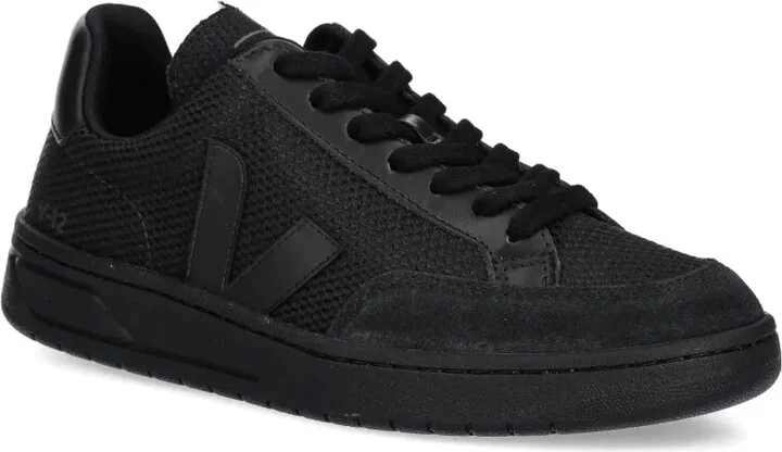 V-12 mesh-panel suede trainers - Image 2