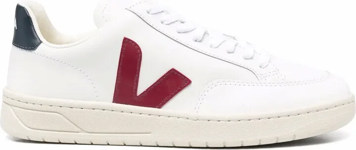 V-12 panelled lace-up sneakers