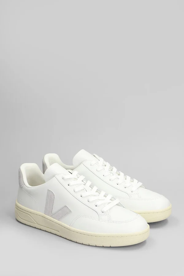 V-12 Sneakers In White Leather - Image 2